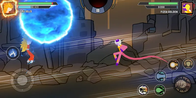 Stickman Warriors - Super Dragon Shadow Fight android App screenshot 10