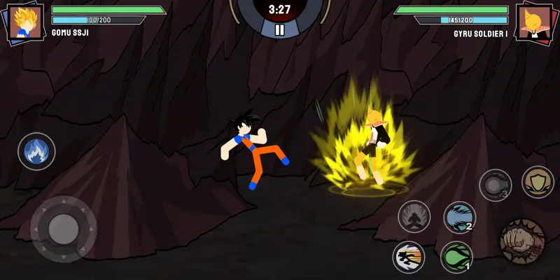 Stickman Warriors - Super Dragon Shadow Fight android App screenshot 11