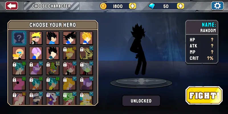 Stickman Warriors - Super Dragon Shadow Fight android App screenshot 1