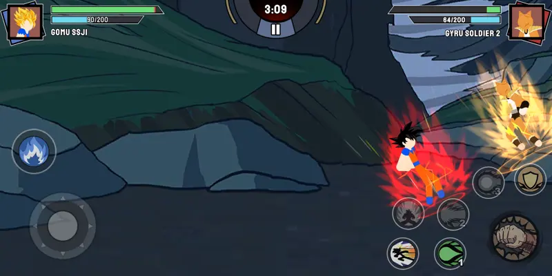 Stickman Warriors - Super Dragon Shadow Fight android App screenshot 6